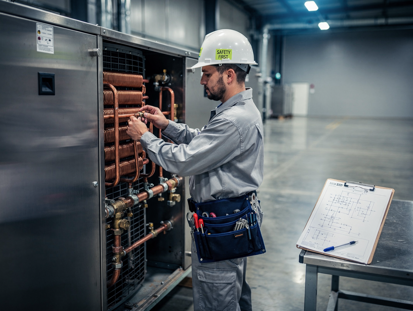 Display refrigeration case maintenance for Beverage Merchandisers